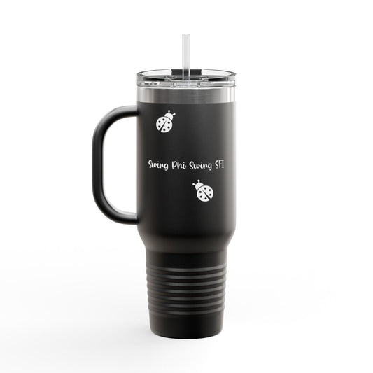 Swing Phi Swing SFI Black Insulated Travel Mug, 40oz