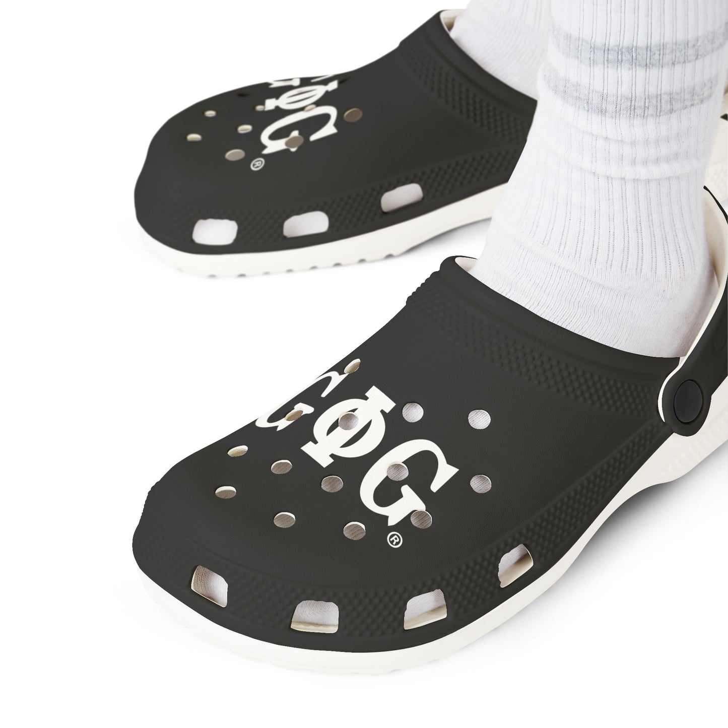 Black Groove Phi Groove Clogs