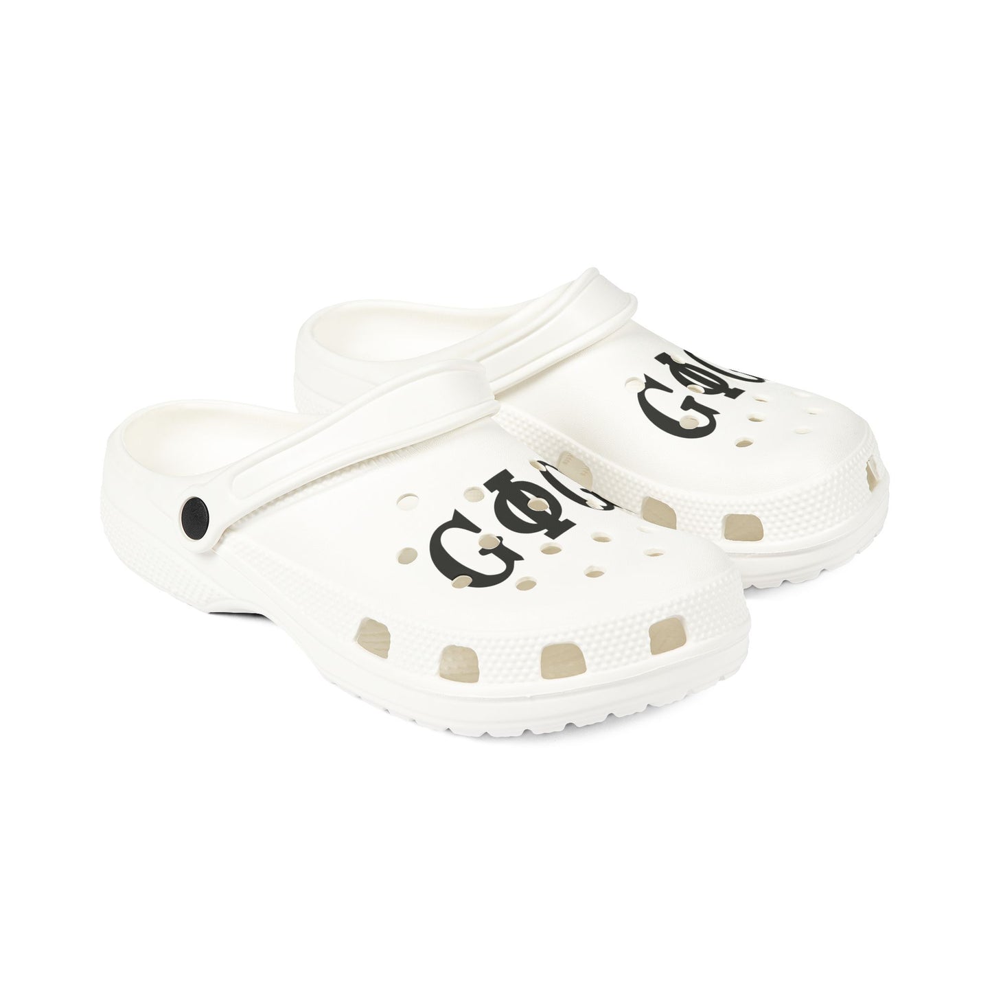 White Groove Phi Groove Clogs