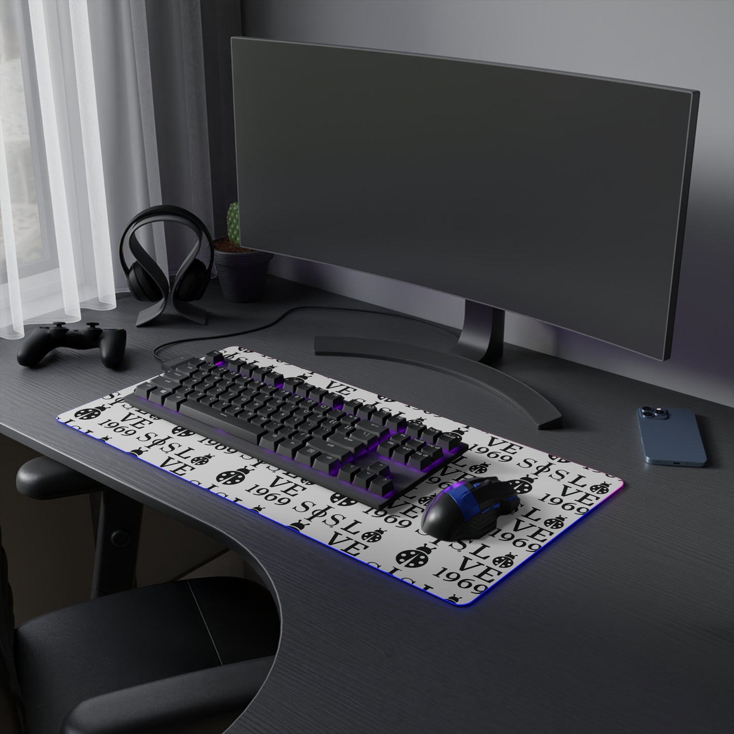 Swing Phi Swing patterned LED Mouse Pad
