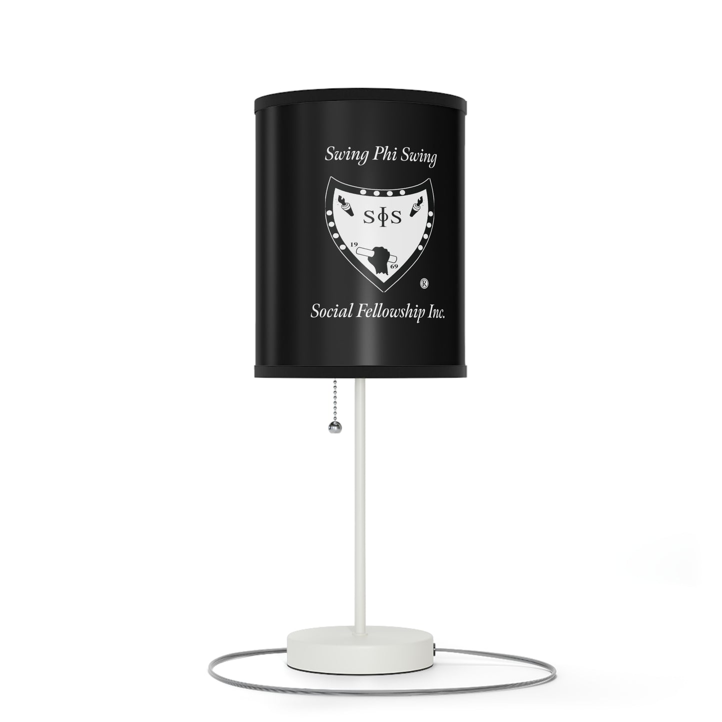Swing Phi Swing Shield Lamp on a Stand