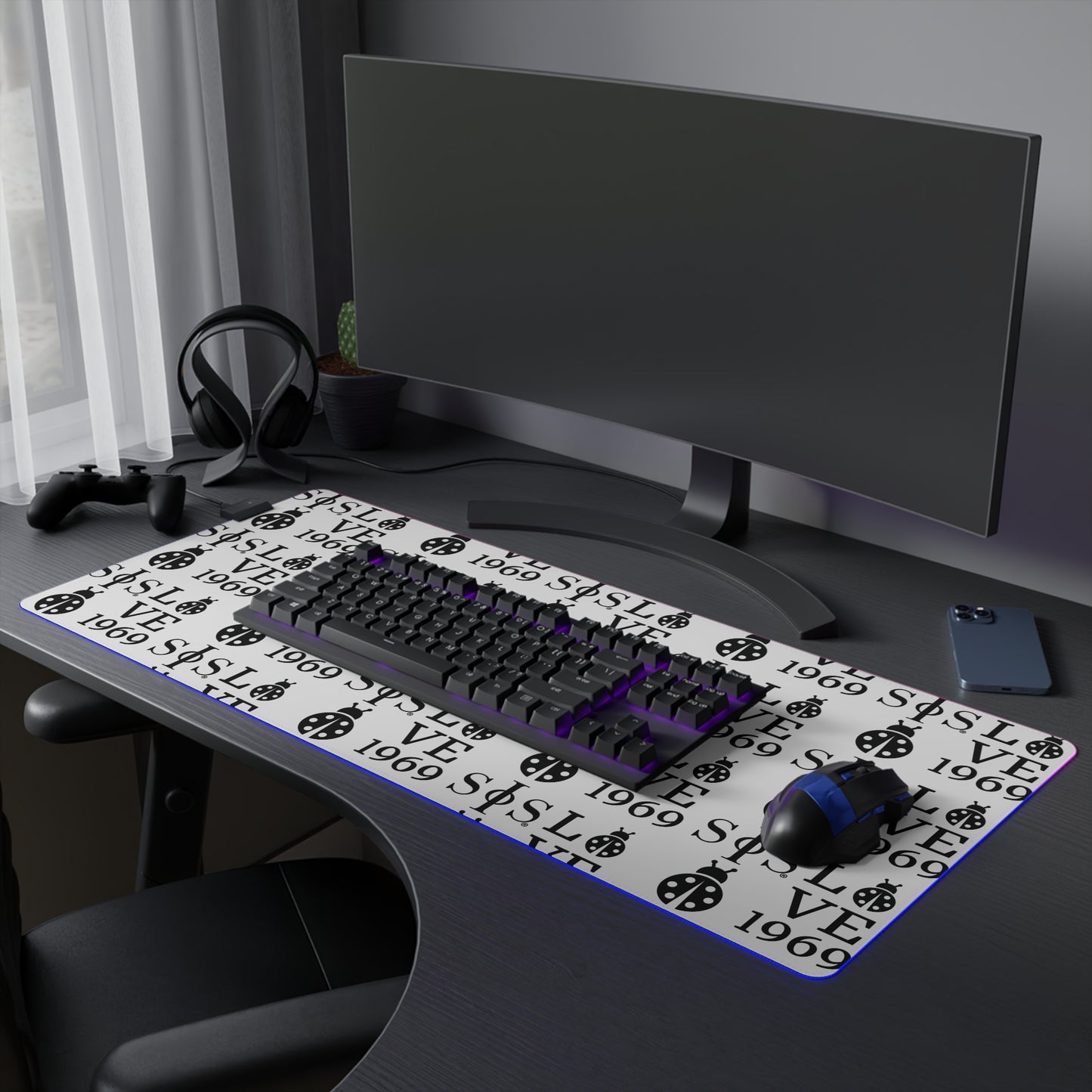 Swing Phi Swing patterned LED Mouse Pad
