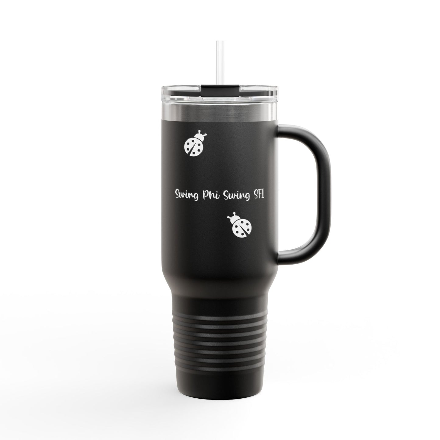 Swing Phi Swing SFI Black Insulated Travel Mug, 40oz