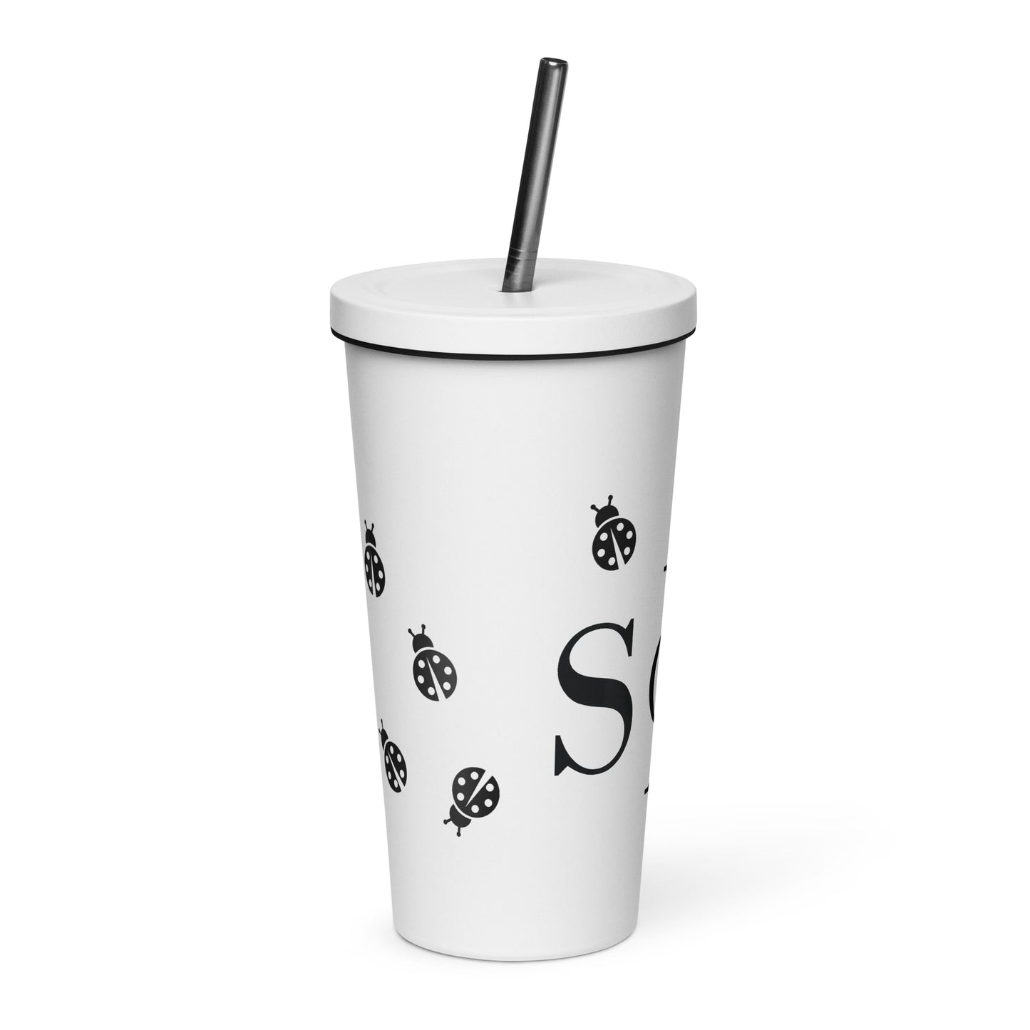 Swing Phi Swing Insulated tumbler with a straw