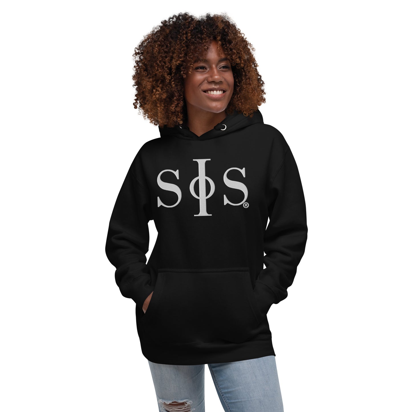 Swing Phi Swing Embroidered Letters Hoodie