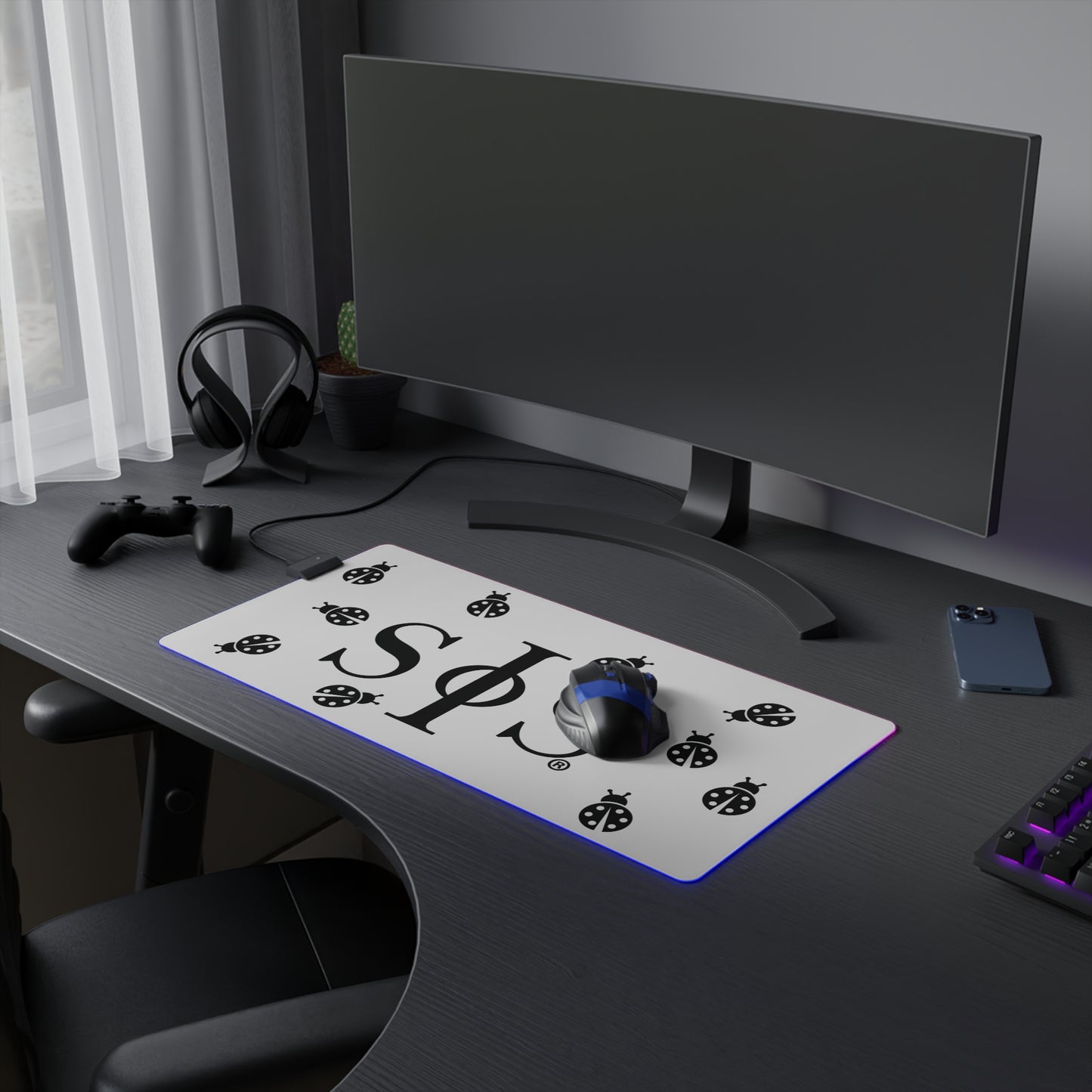 Swing Phi Swing Ladybug LED Mouse Pad
