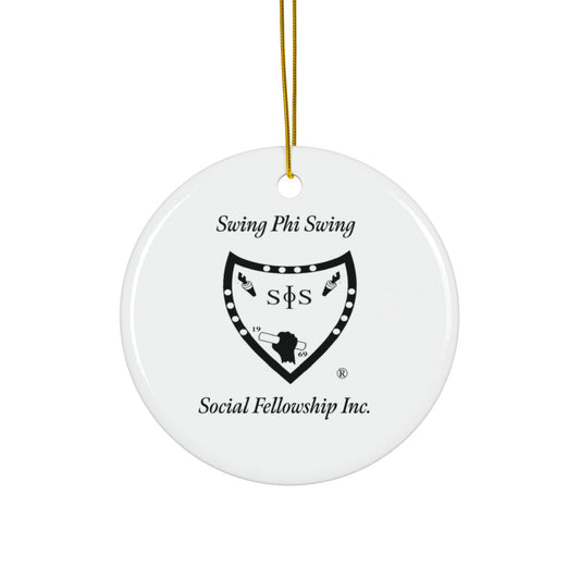 Swing Phi Swing Ceramic Ornament, 3 Shapes