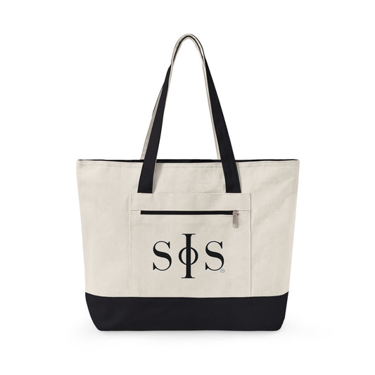 Swing Phi Swing Zippered Canvas Tote