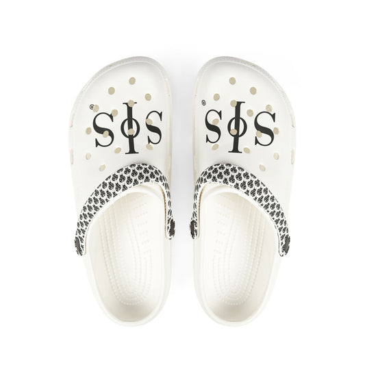 White Swing Phi Swing Clogs