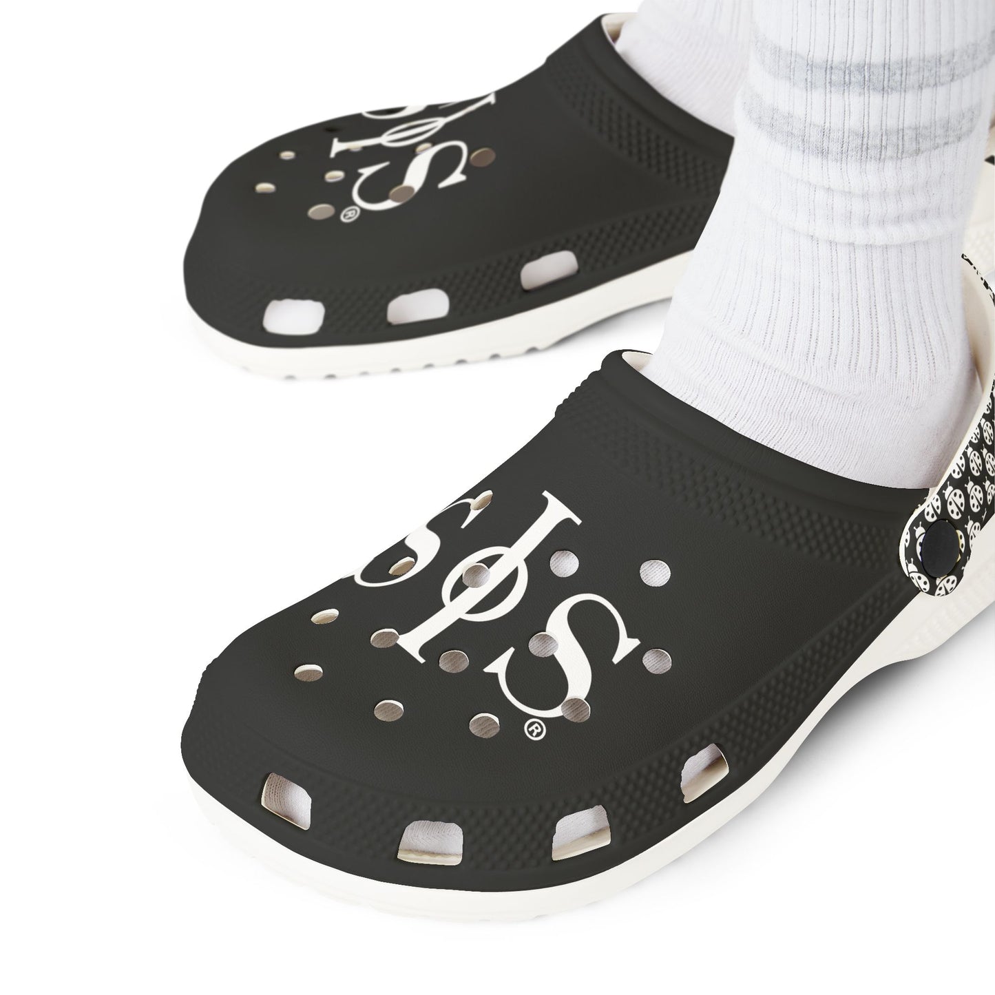 Black Swing Phi Swing Clogs