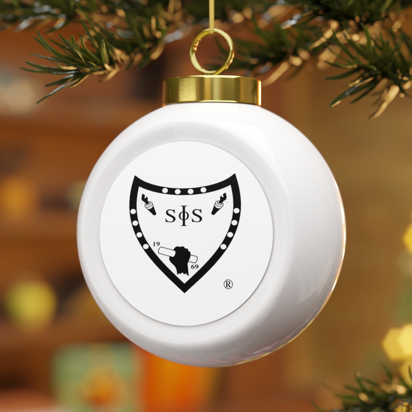 Swing Phi Swing Shield Christmas Ball Ornament