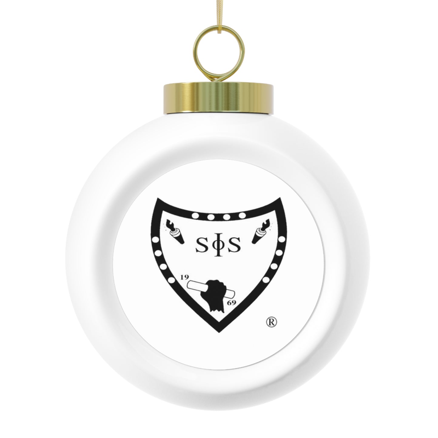 Swing Phi Swing Shield Christmas Ball Ornament