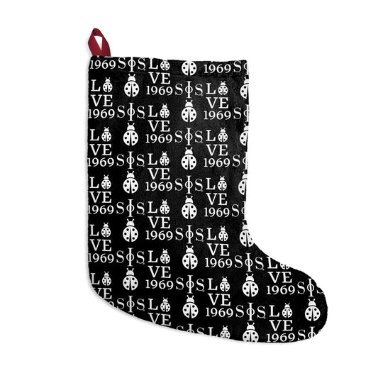 Black Swing Phi Swing patterned Christmas Stocking