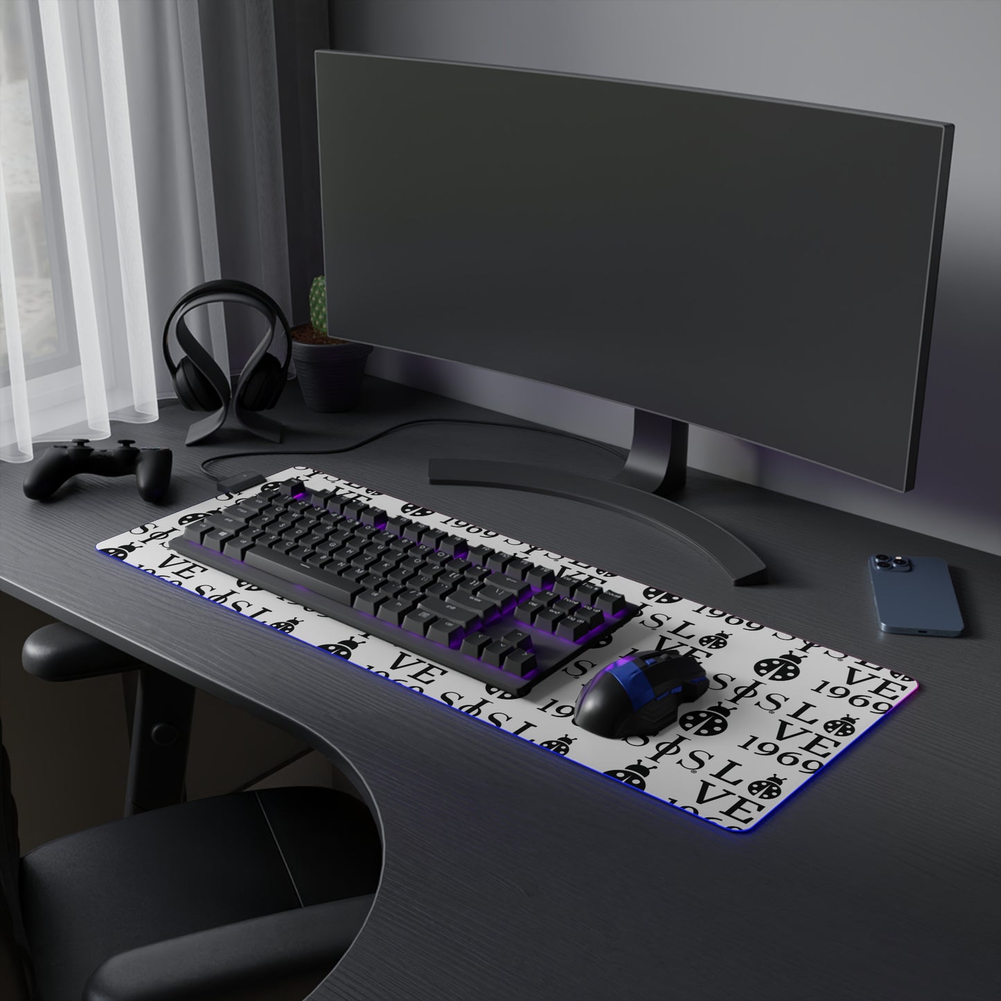 Swing Phi Swing patterned LED Mouse Pad